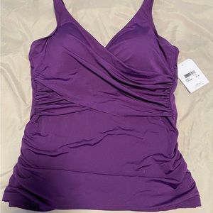 💜NWT- DOLFIN AQUASHAPE TANKINI TOP- SIZE XL 18-20💜